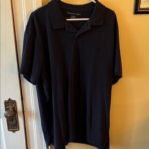 American Eagle Outfitters Men's Dark Polo Shirt